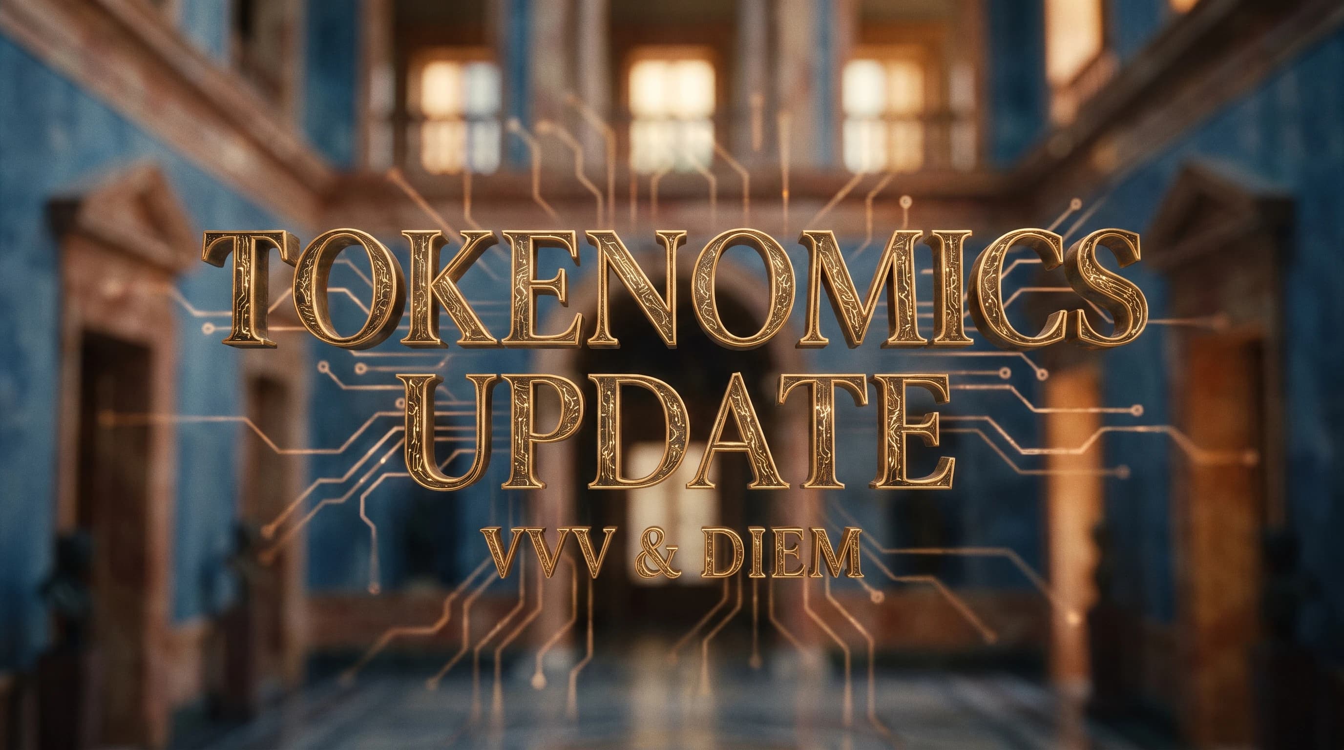 Venice VVV and DIEM tokenomics update