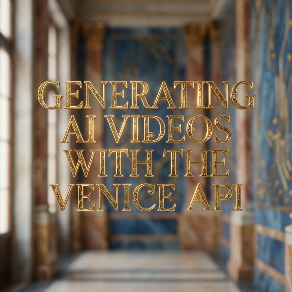 Generating AI Videos with the Venice API